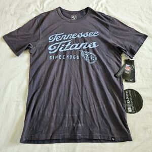 ‘47 Tennessee Titans Short Sleeve T Shirt Dusted Midnight Men's Size Medium